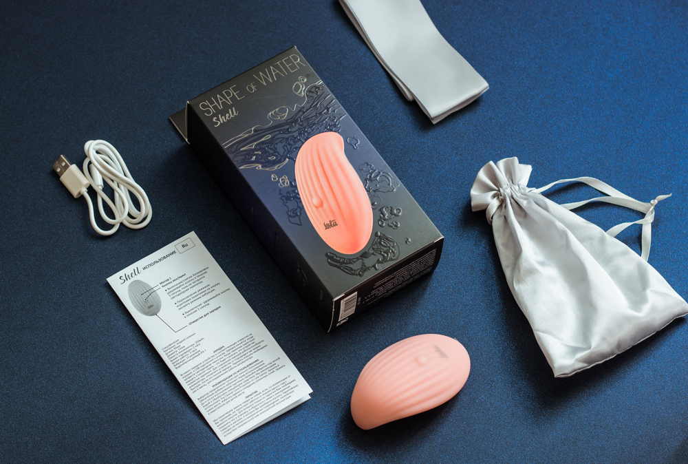 Вибратор Lola games Shape of water Shell 8681-00Lola