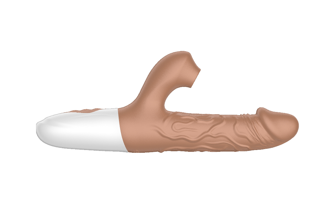 Вибратор-кролик с функцией поступательных движений SW1040