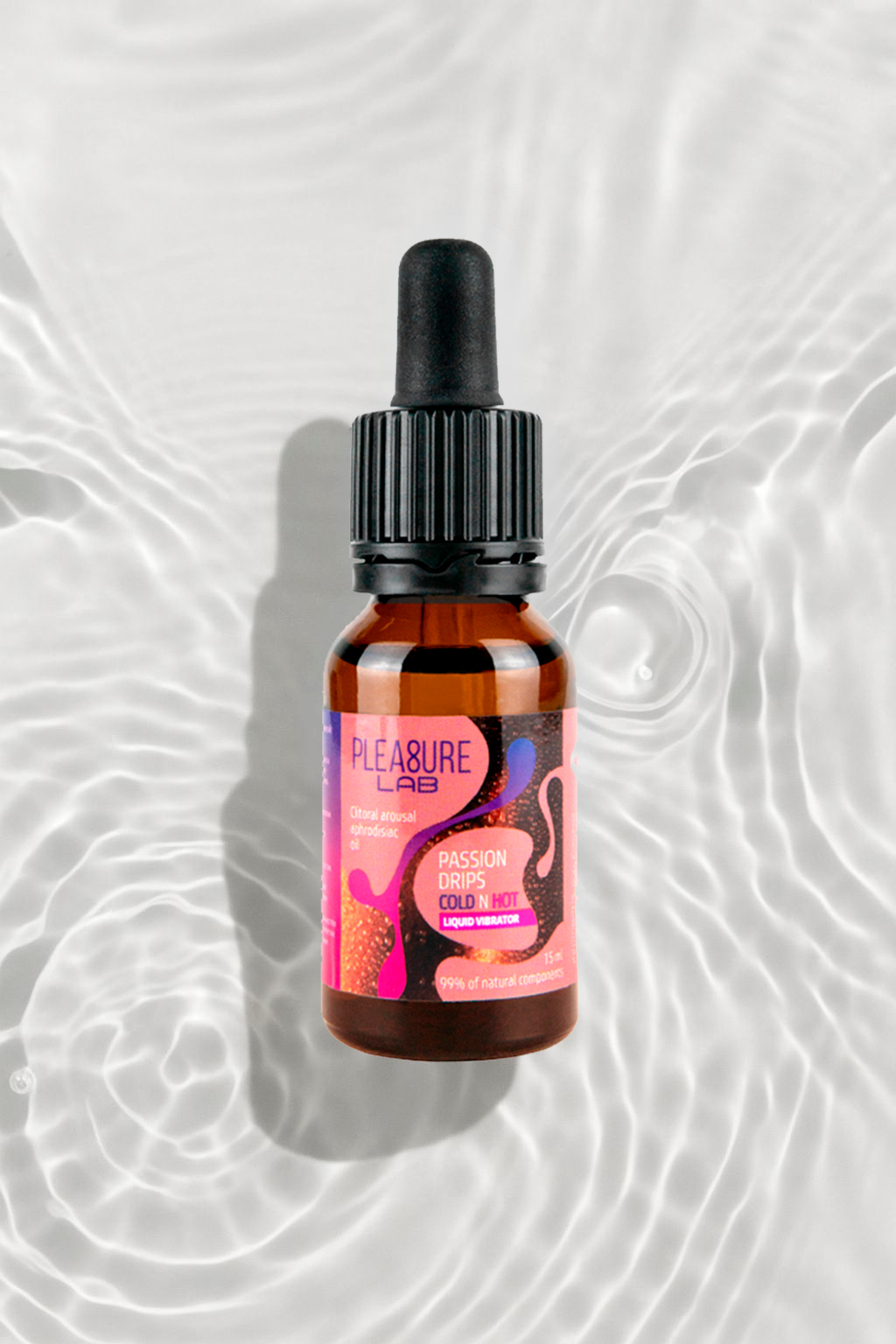 Жидкий Вибратор с Афродизиаком Pleasure Lab Passion Drips Cold n Hot 1190-02lab