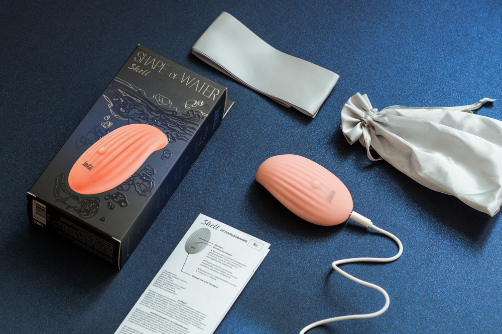 Вибратор Lola games Shape of water Shell 8681-00Lola