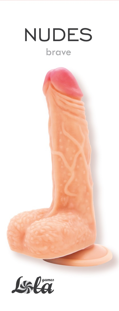 Фаллоимитатор на Присоске Nudes Brave 6004-01lola