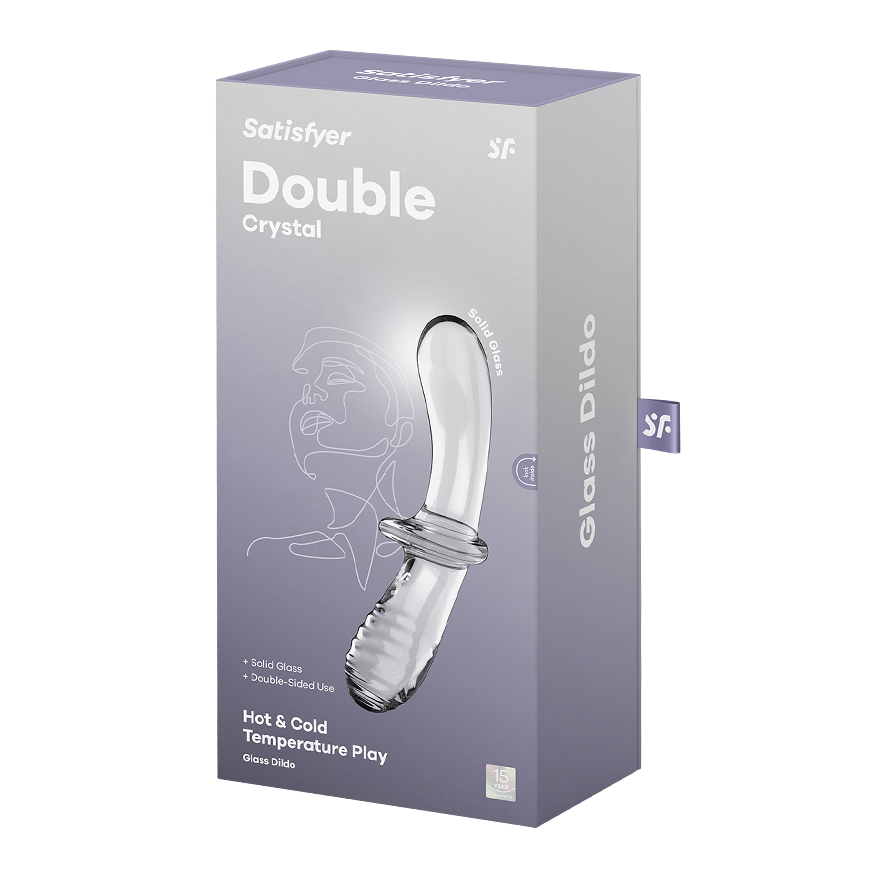 Фаллоимитатор Satisfyer Double Crystal transparent 045665SA