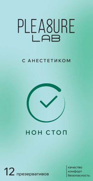 Презервативы с анестетиком Pleasure Lab 12 шт 6551lab