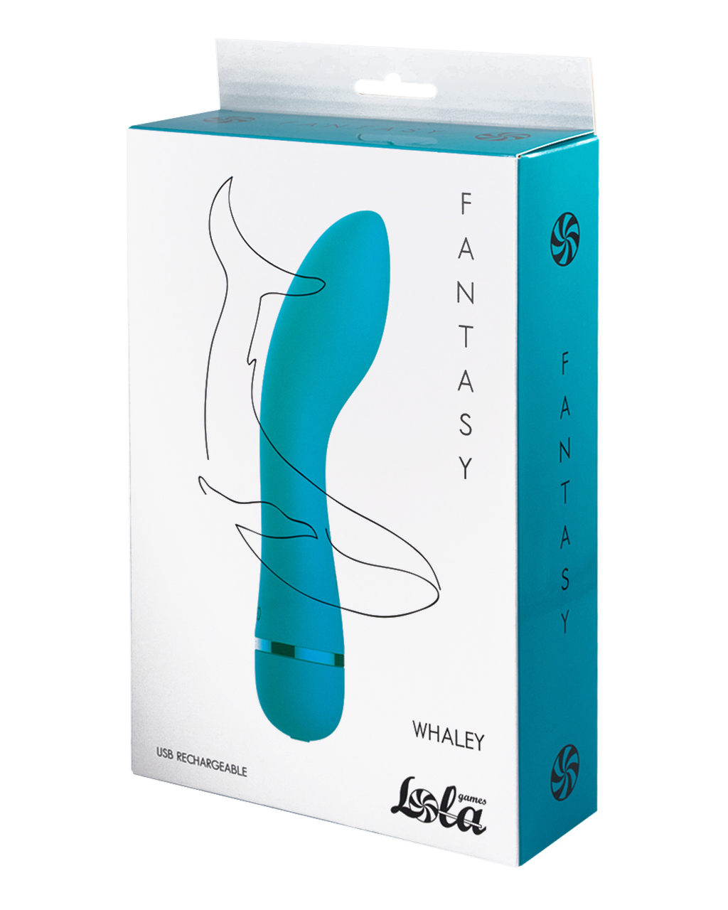 Перезаряжаемый вибратор Fantasy Whaley Blue 7911-03lola