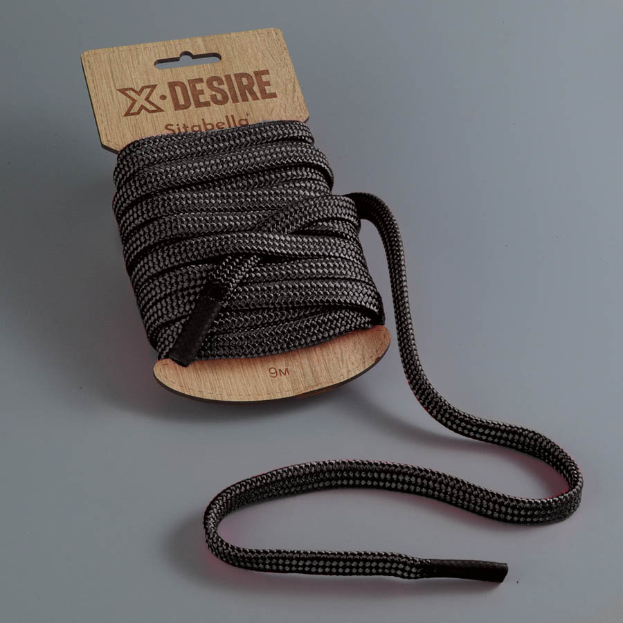 Веревка 9м черная Sitabella 5071-1