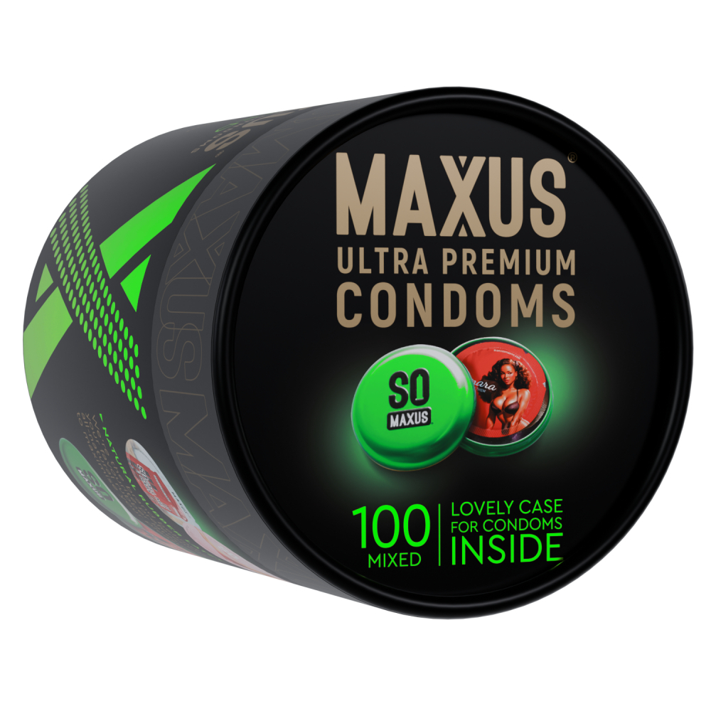 Презервативы MAXUS Mixed гладкие и текстурированные (100 шт.) 2122mx
