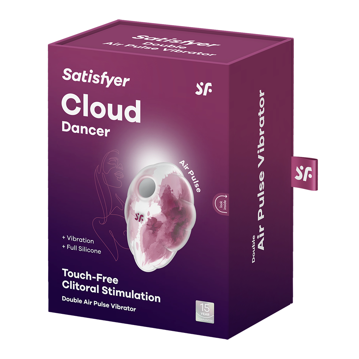 Вакуумный массажер Satisfyer Cloud Dancer red 049687SA