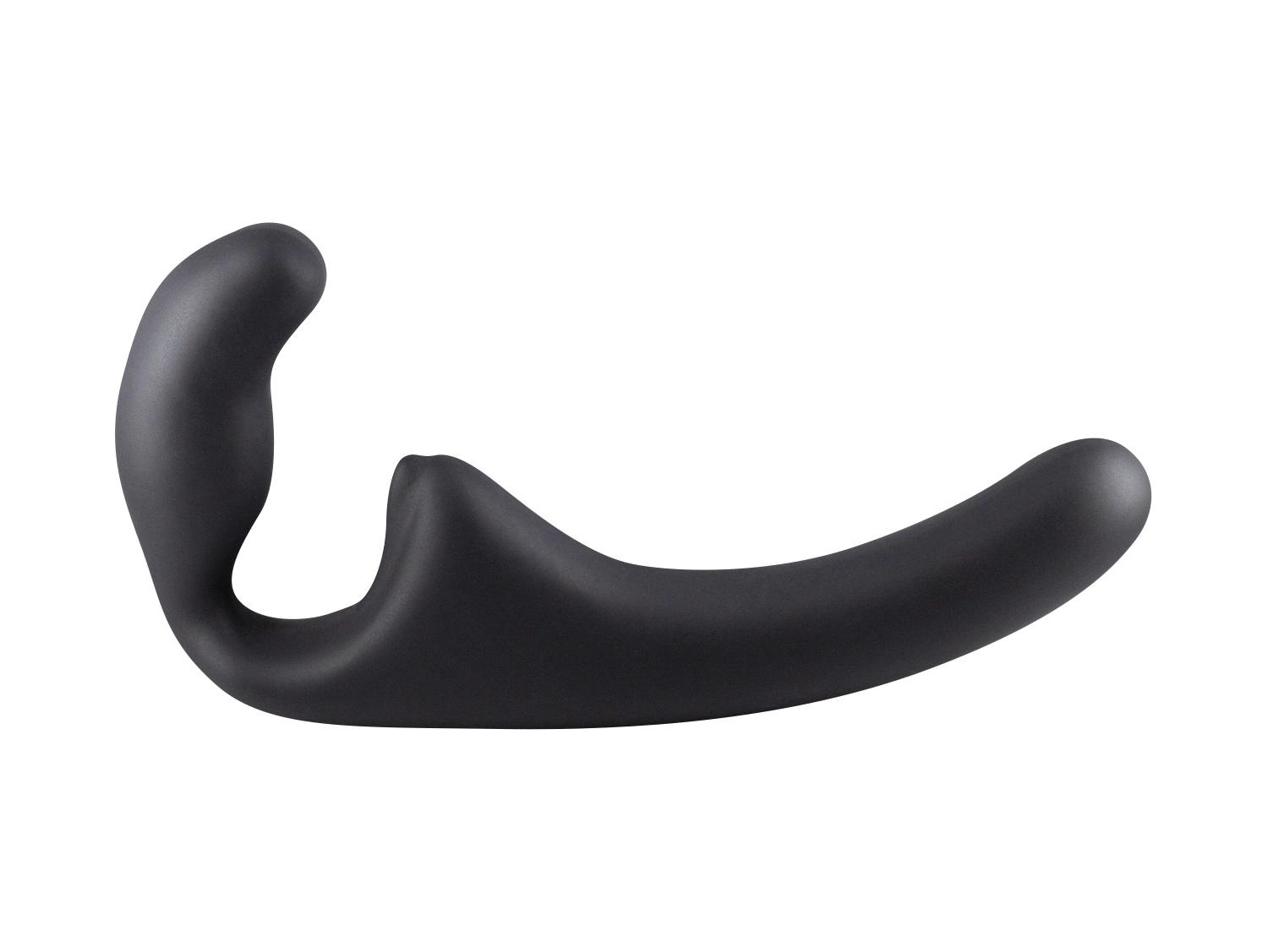 Гнущийся безремневой страпон Natural Temptation Black 5011-02lola