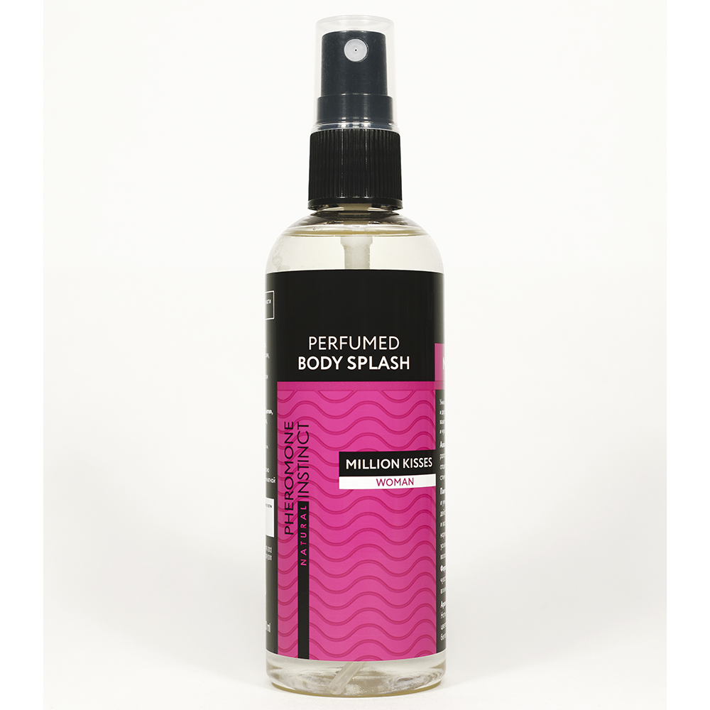 Парфюмированный спрей для тела Natural Instinct  с феромонами Женский Million Kisses, 100 мл 31097