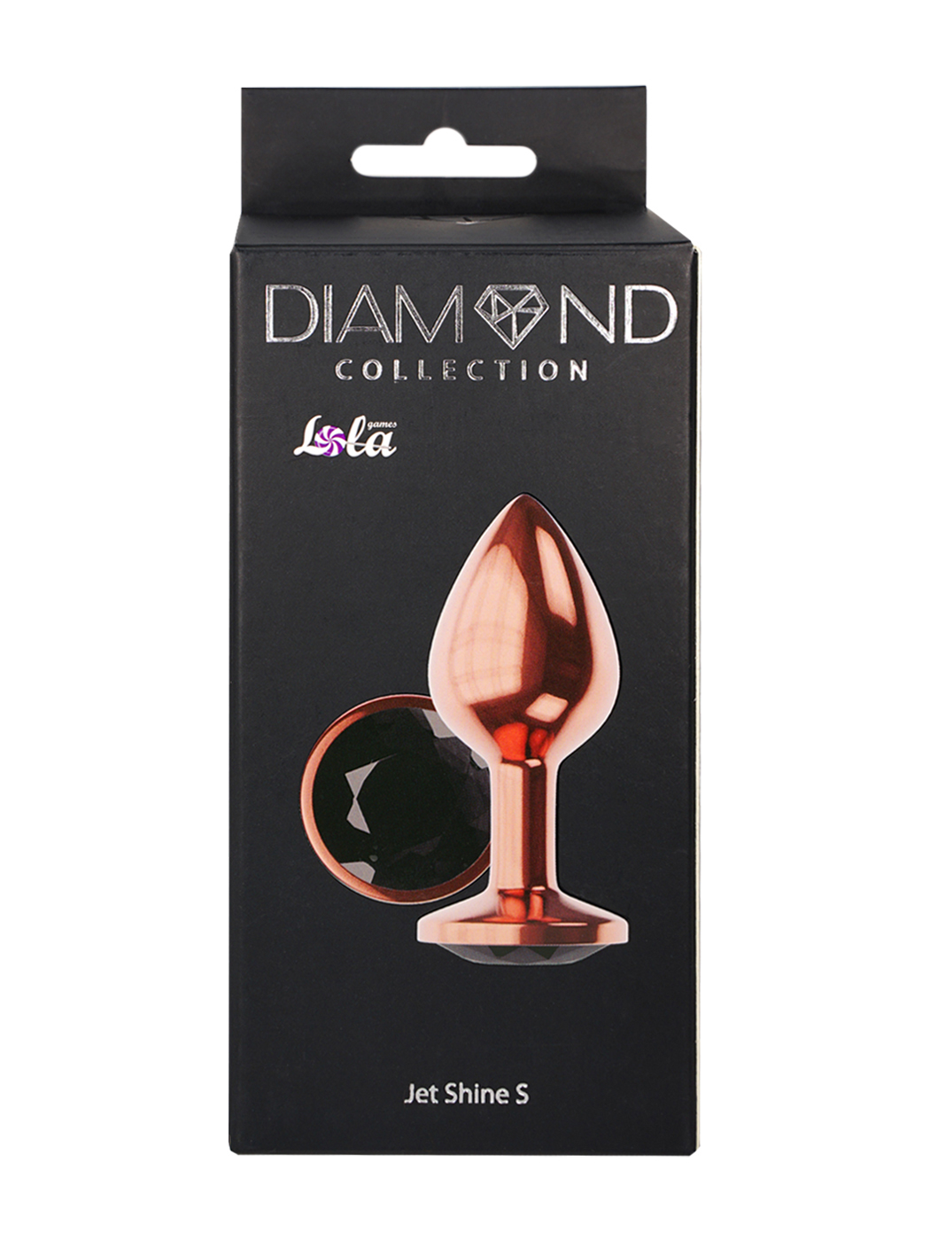 Анальная Пробка Diamond Jet Shine S Розовое Золото 4022-01lola