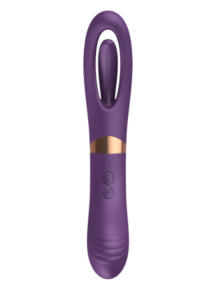 Силиконовый вибратор с функцией фингеринга SW2031