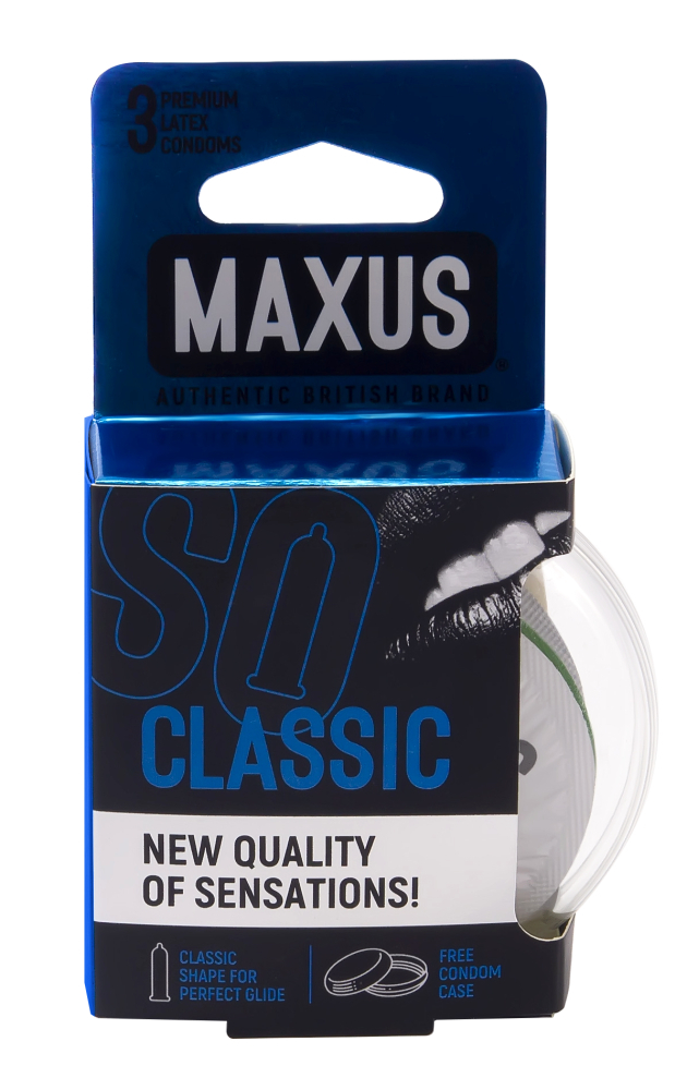 Презервативы классические MAXUS Classic №3 п/к 6020mx