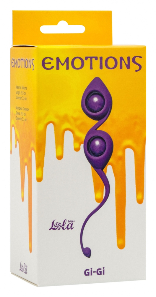 Вагинальные шарики Emotions Gi-Gi Purple 4003-01Lola