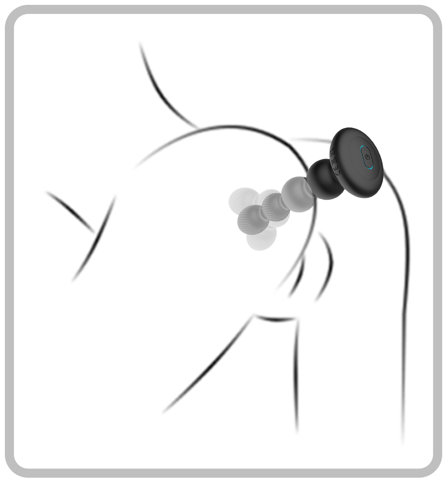 Анальная цепочка с ротацией на пульте управления SW2046