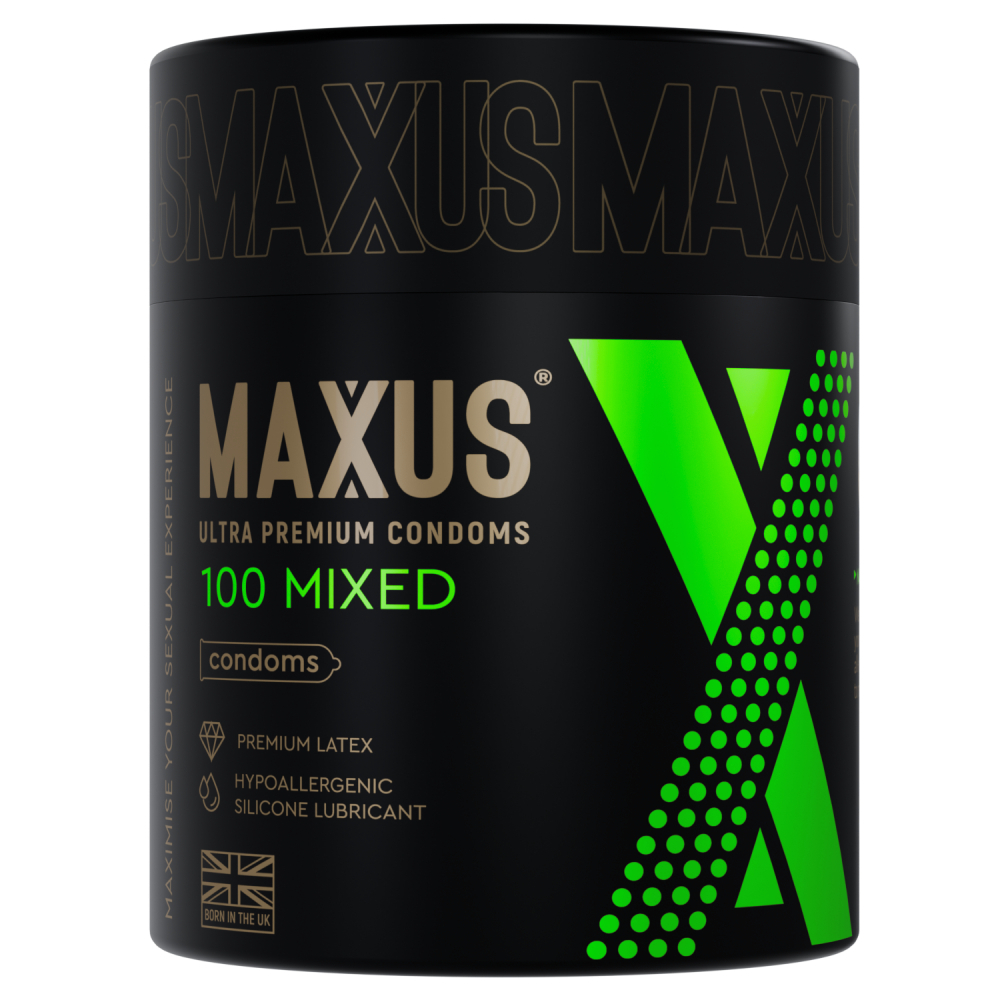 Презервативы MAXUS Mixed гладкие и текстурированные (100 шт.) 2122mx