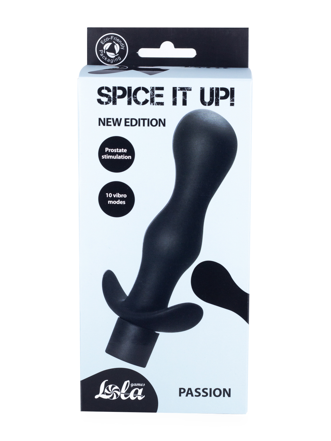 Анальная пробка с вибрацией Spice it up Passion Dark Grey 8004-02Lola