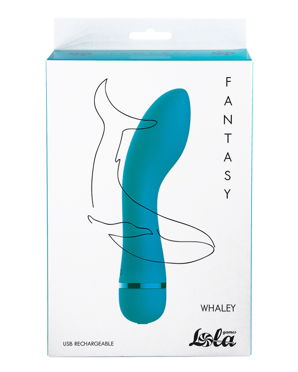 Перезаряжаемый вибратор Fantasy Whaley Blue 7911-03lola