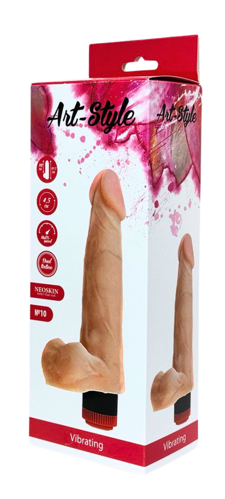 Вибратор ART-Style №10  001607ru