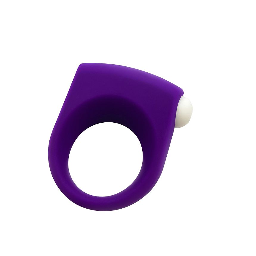 Эрекционное кольцо Puggle Vibrating Ring with Bullet Purple 33673AL