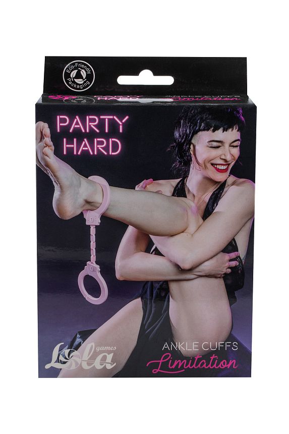 Силиконовые поножи Party Hard Limitation Pink 1168-03lola