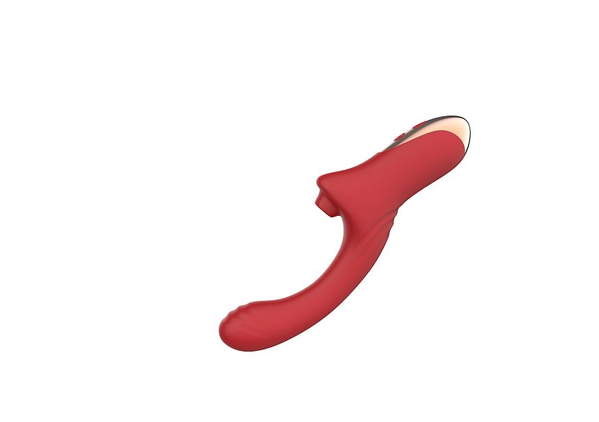Вагинально-клиторальный вибратор Secwell SW3044-red