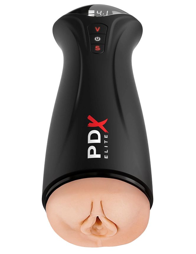 Мастурбатор с вибрацией PDX Elite Fuck-Gasm - Light Pipedream RD55121PD