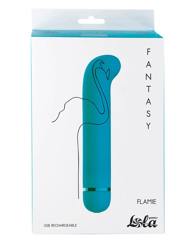 Перезаряжаемый вибратор Fantasy Flamie Blue 7912-03lola