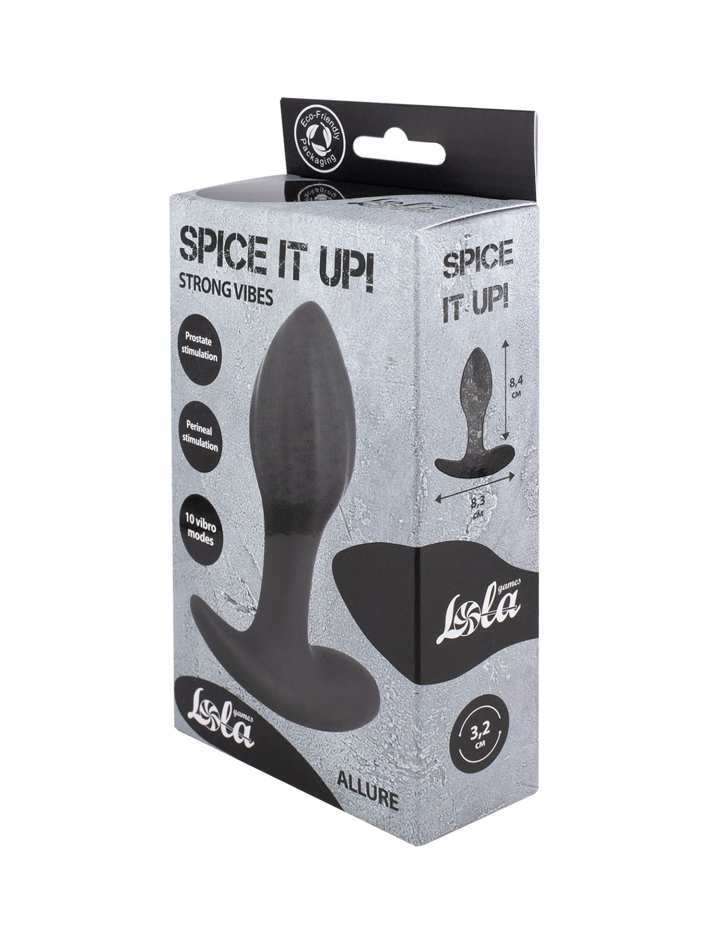 Перезаряжаемая анальная пробка Spice it Up Allure 8019-01lola