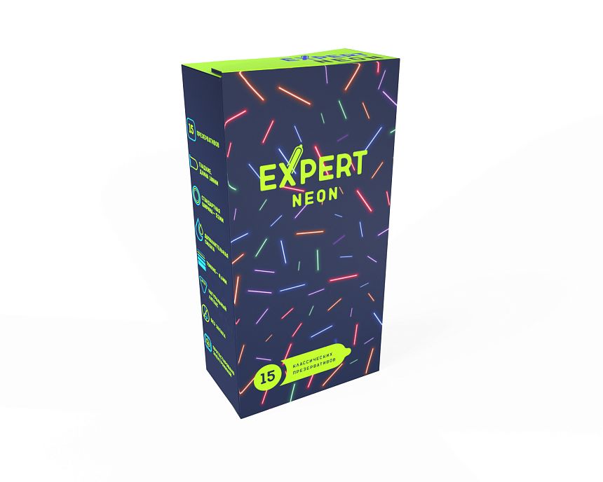 Презервативы Expert Neon 15 шт 9458ex