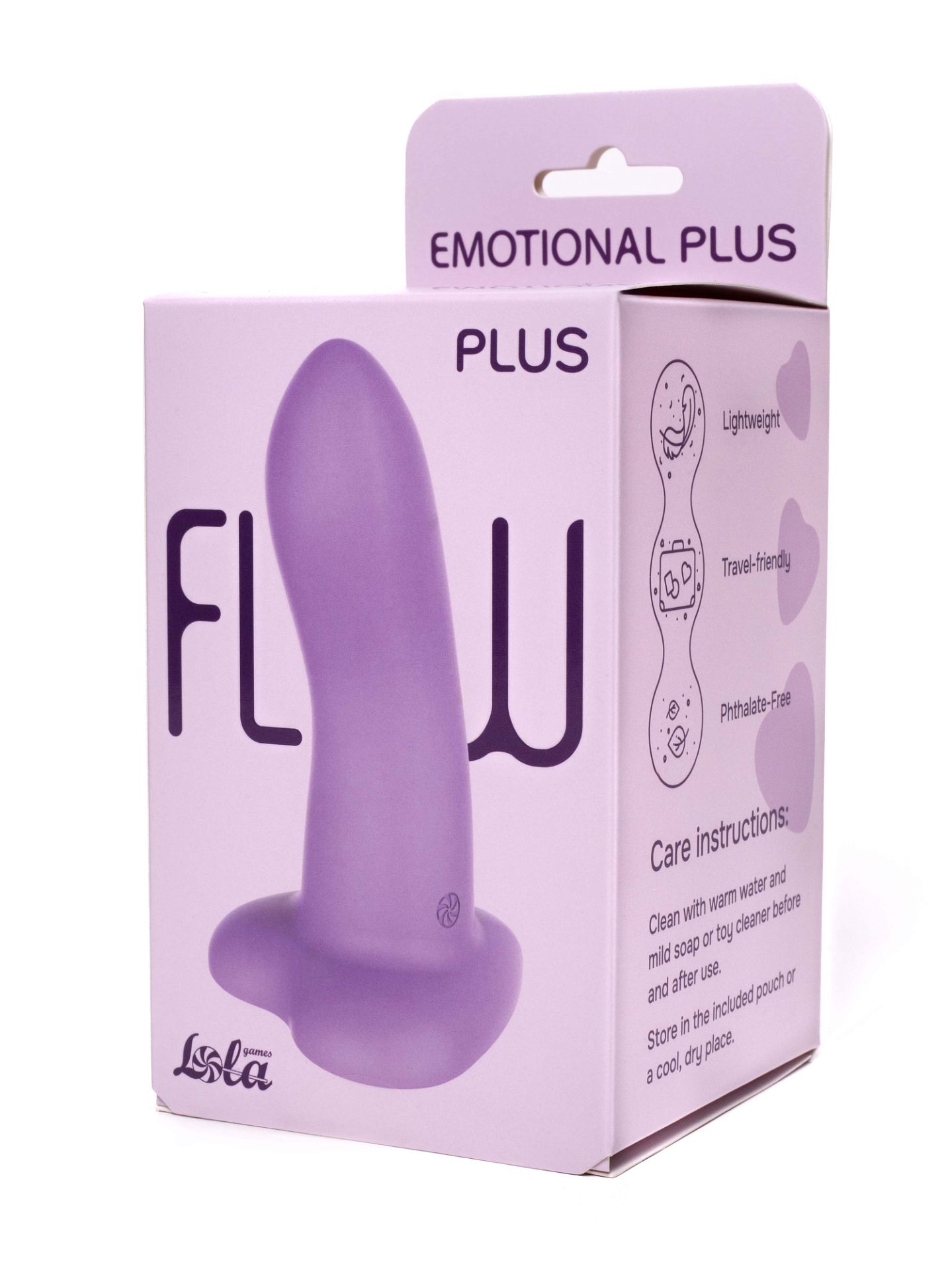 Нереалистичный дилдо Emotional Plus Purple 2044-01lola