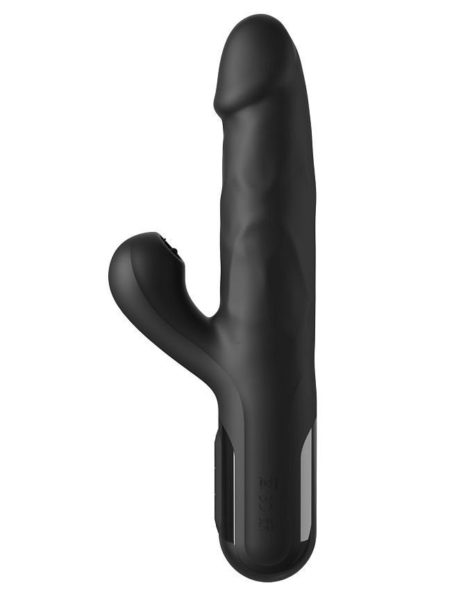 Вибратор c тройной стимуляцией Sonix Silicone Thruster 456523PD