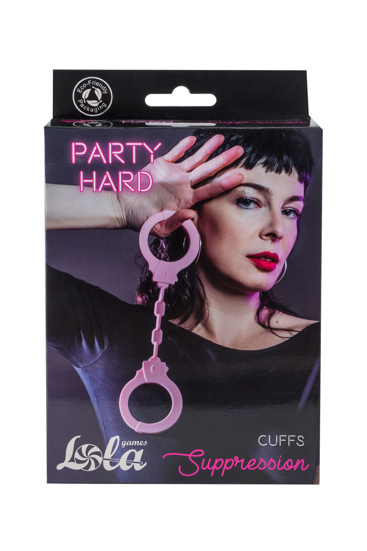 Силиконовые наручники Party Hard Suppression Pink 1167-03lola
