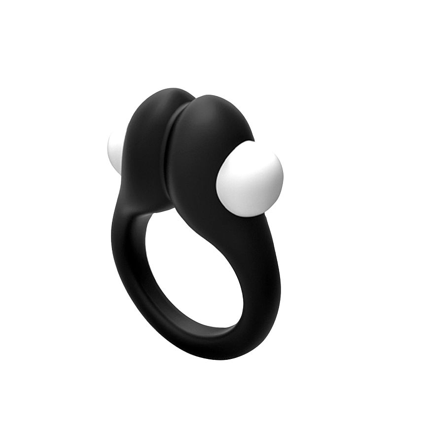 Эрекционное кольцо Zippy Vibrating Ring With Bullet Black 33669AL