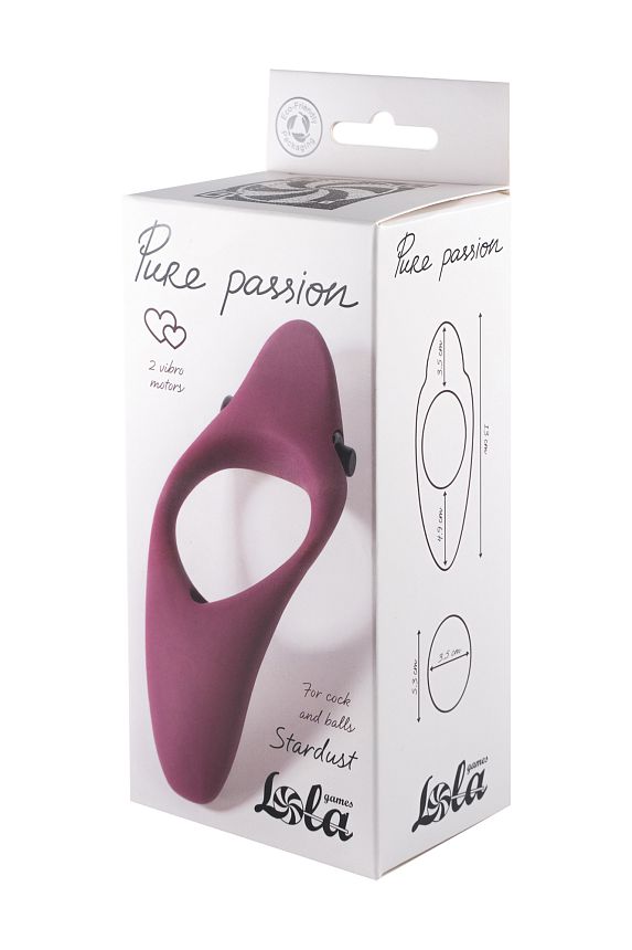 ΠΡΠ΅ΠΊΡΠΈΠΎΠ½Π½ΠΎΠ΅ Π²ΠΈΠ±ΡΠΎΠΊΠΎΠ»ΡΡΠΎ Pure Passion Stardust Wine red 1304-02lola