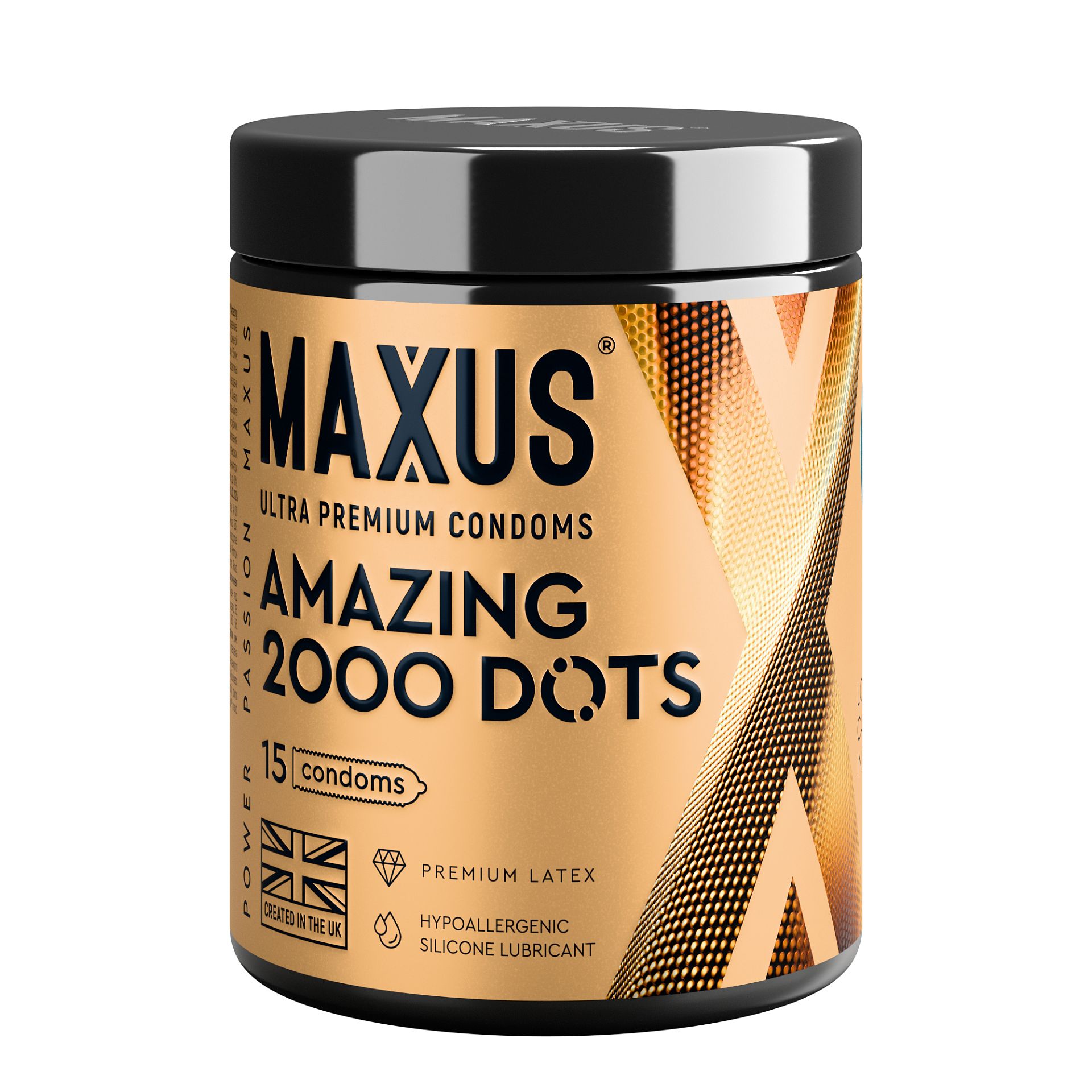 Презервативы MAXUS Amazing точечные №15 7386mx