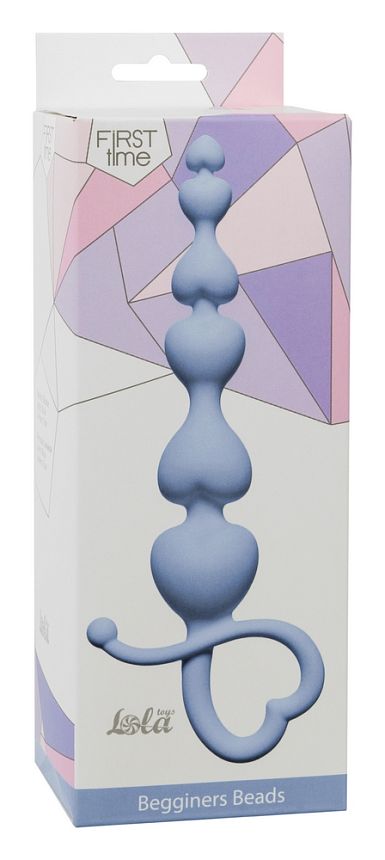 Анальная цепочка Begginers Beads Blue 4102-02Lola