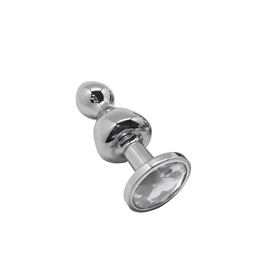 Анальная пробка Lollypop Double Ball White S 21070AL