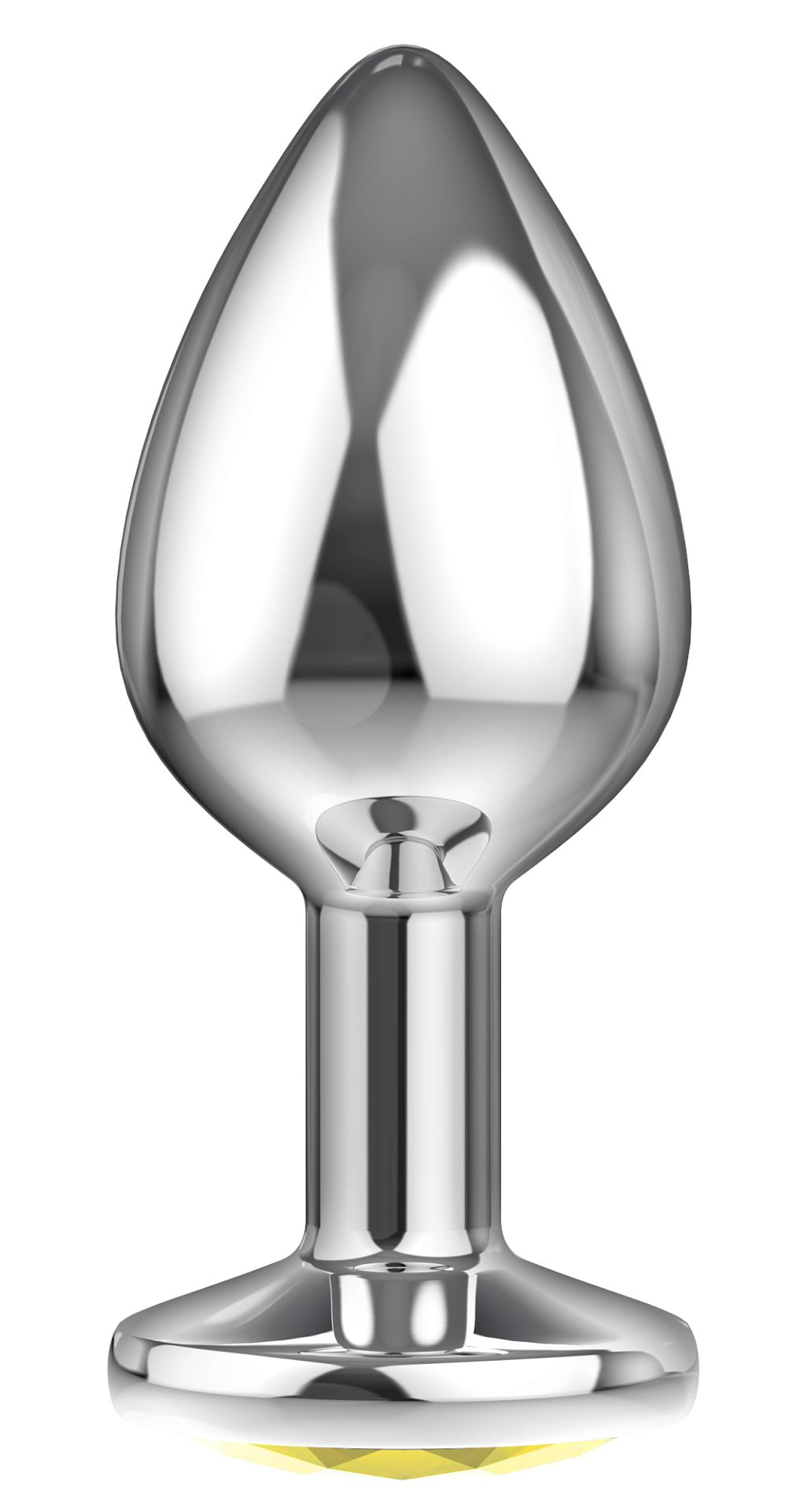 Анальная пробка Diamond Yellow Sparkle Small 4009-02Lola