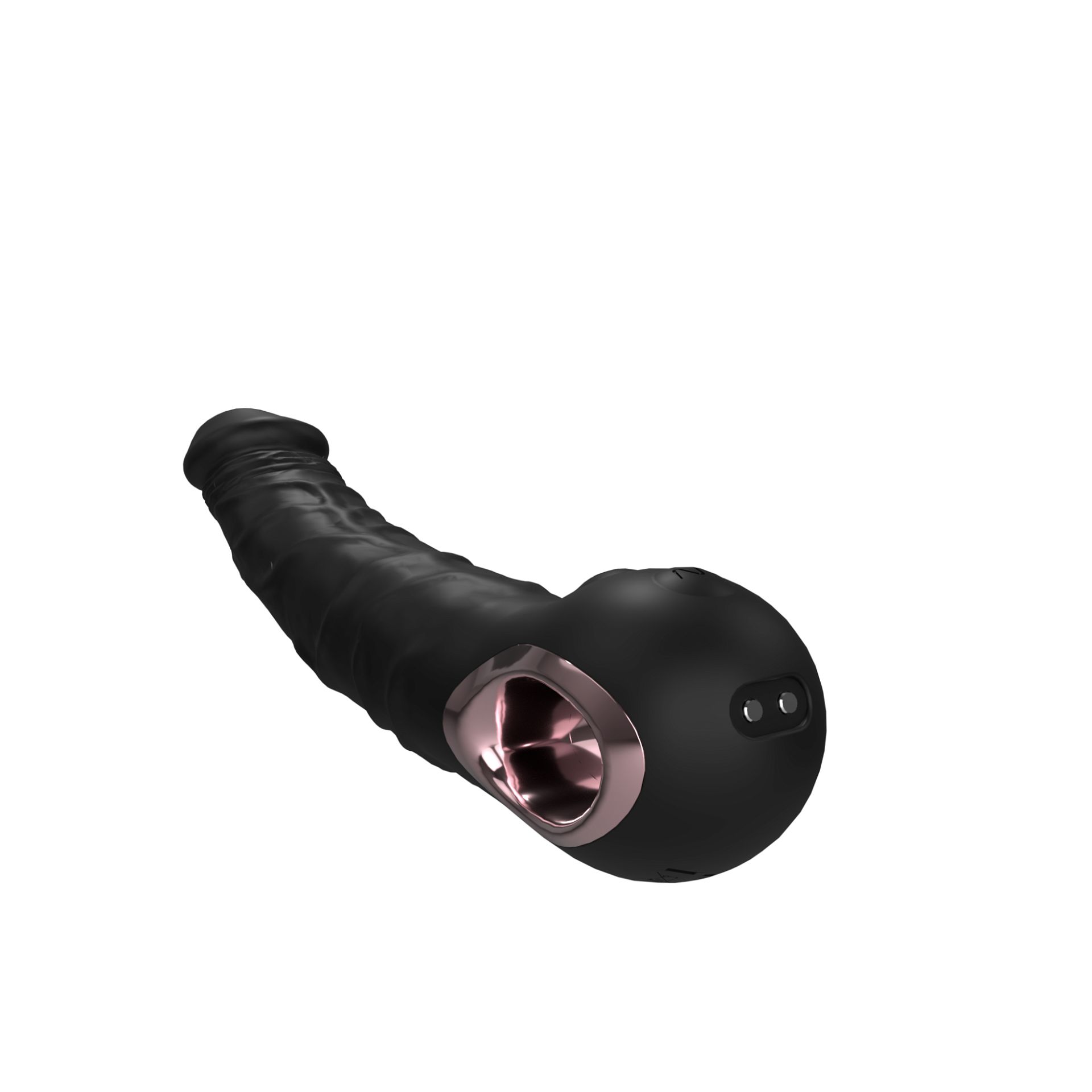 Силиконовый вибратор черный SW3020Black