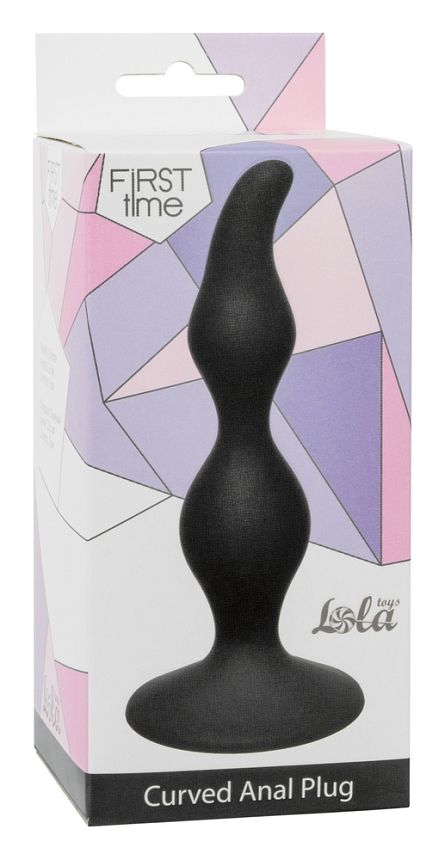 ΠΠ½Π°Π»ΡΠ½Π°Ρ ΠΏΡΠΎΠ±ΠΊΠ° Curved Anal Plug Black 4105-03Lola