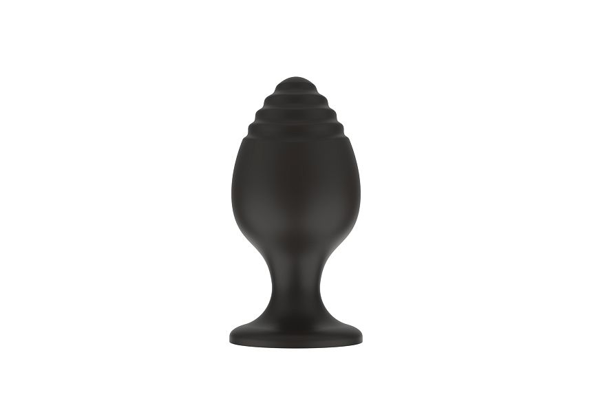 Силиконовая анальная пробка черная S (5.8*2.8cm) 3303-01