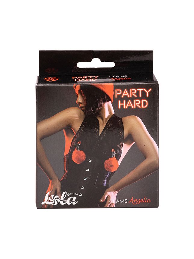 Зажимы на Cоски Party Hard Angelic Red 1140-03lola