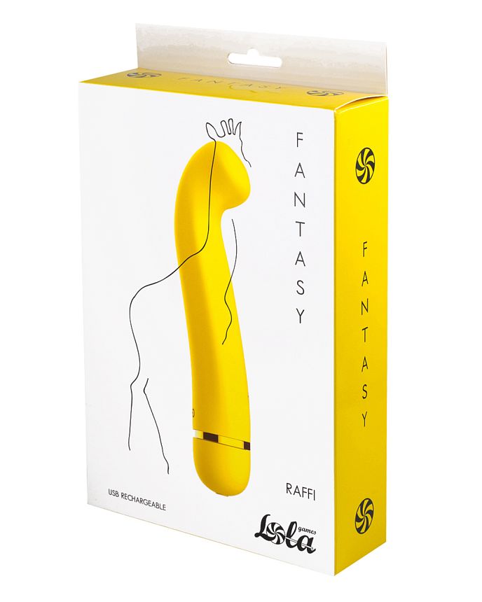 Перезаряжаемый вибратор Fantasy Raffi Yellow 7910-01lola