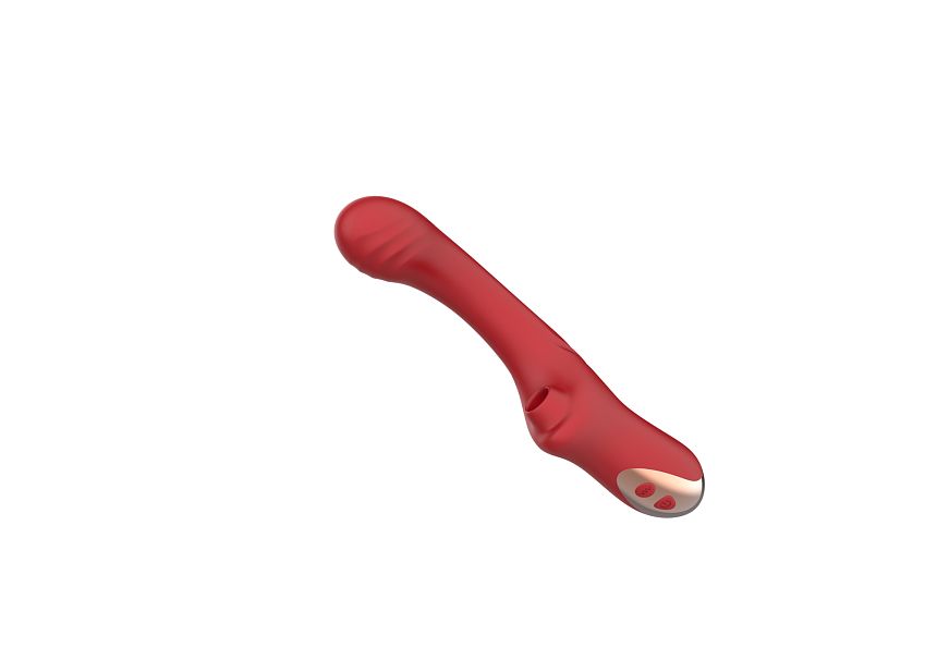 Вагинально-клиторальный вибратор Secwell SW3044-red