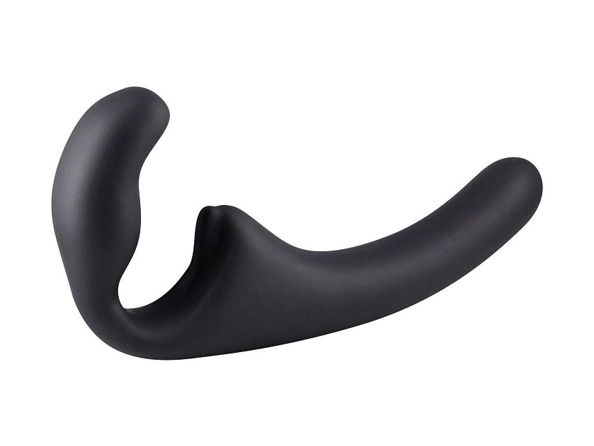 Гнущийся безремневой страпон Natural Temptation Black 5011-02lola