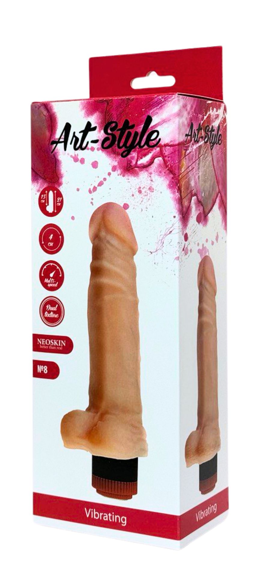 Вибратор ART-Style №8 001307ru
