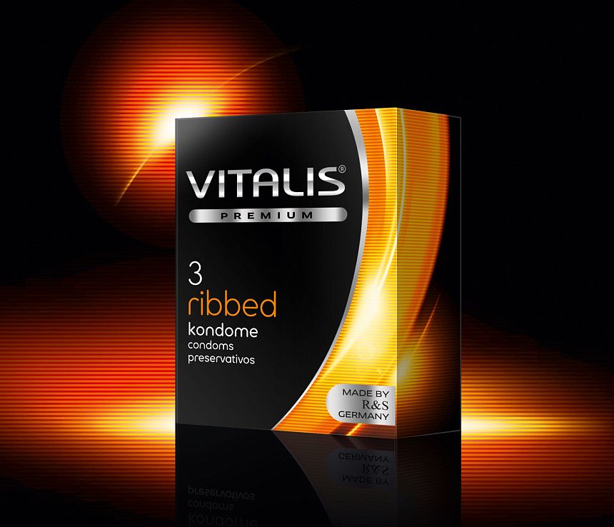 ΠΡΠ΅Π·Π΅ΡΠ²Π°ΡΠΈΠ²Ρ VITALIS premium β3 Ribbed 4347VP