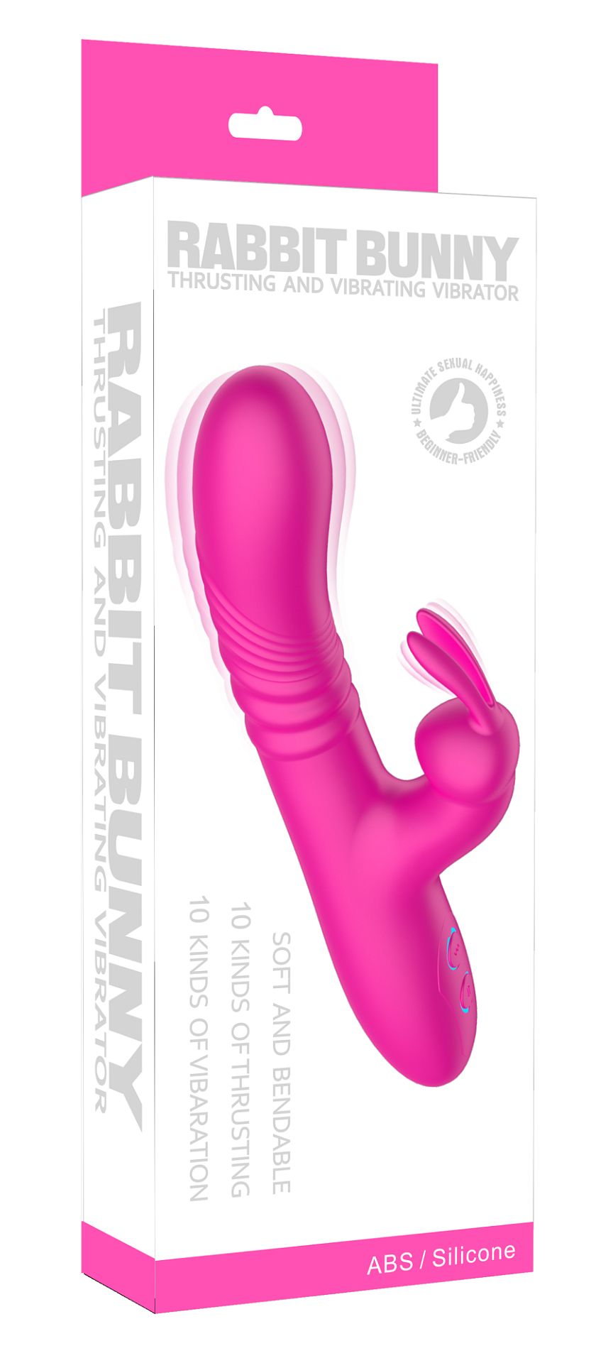 Вибратор-кролик с функцией поступательных движений SW2035