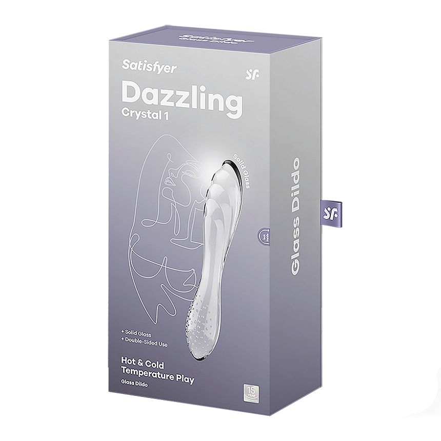 Фаллоимитатор Satisfyer Dazzling Crystal 1 transparent 045658SA
