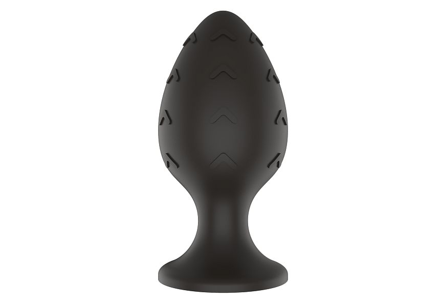 Силиконовая анальная пробка черная M (6.7*3.5cm) 3302-02